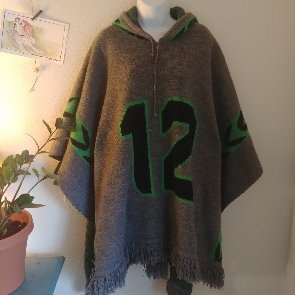 Seahawks Poncho